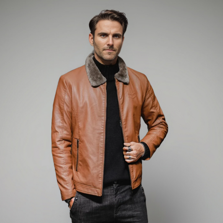 Aviator Leather Jacket Ricardo - VES - No.2